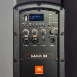 Altavoz Portátil Activo JBL MAX 10, Woofer 10", Potencia 500W, Bluetooth
