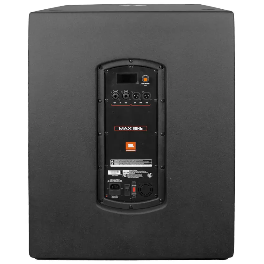 Subwoofer Activo JBL MAX 18s, Woofer 18", Potencia 1000W Subwoofer Activo JBL MAX 18s, Woofer 18", Potencia 1000W