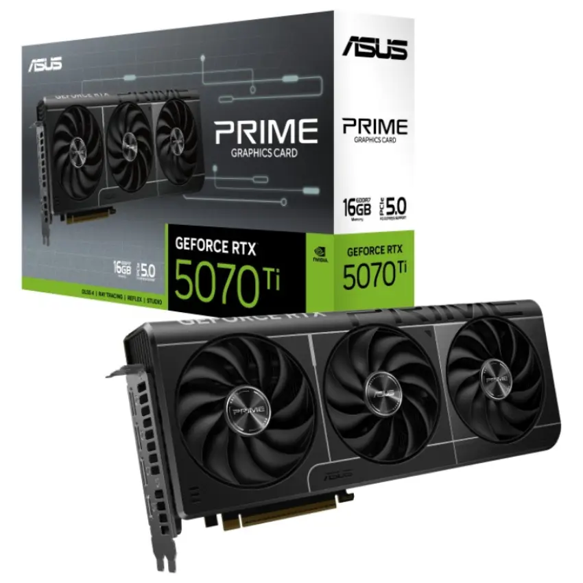 Placa de Video ASUS PRIME GeForce RTX 5070 Ti 16GB GDDR7