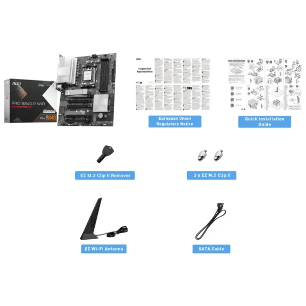 Motherboard MSI PRO B840-P WIFI, Socket AM5