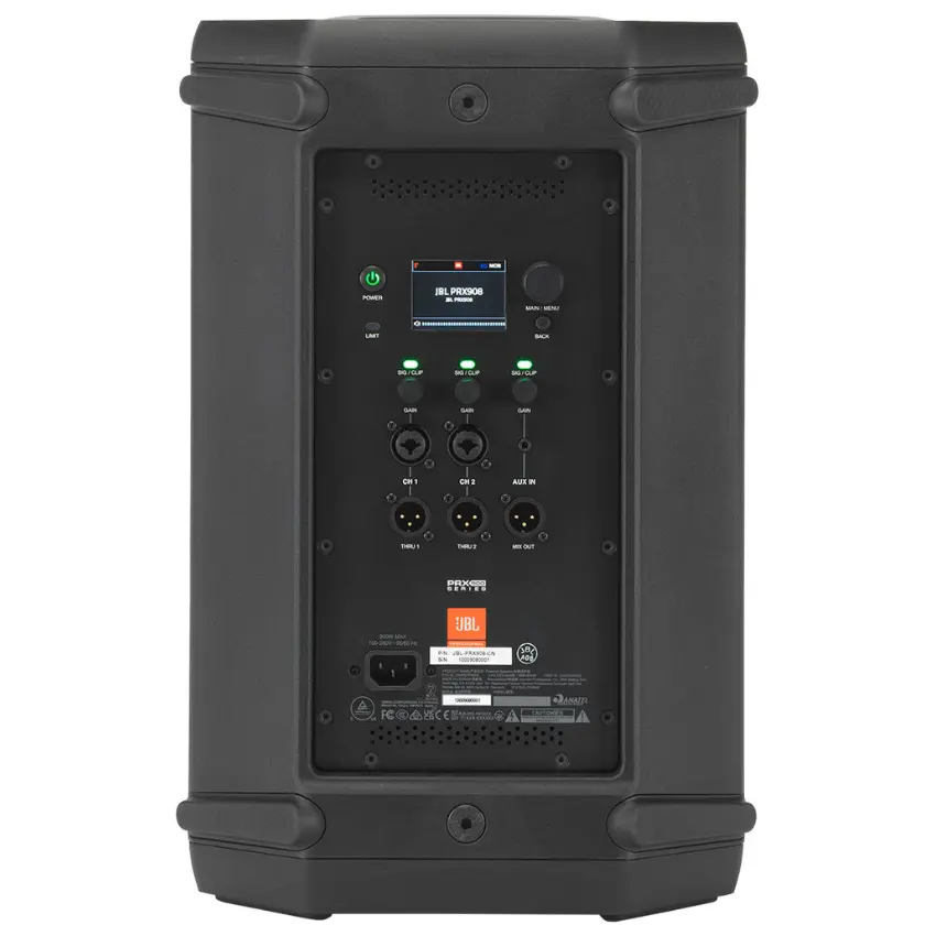 Altavoz Activo JBL PRX908, Woofer 8", Potencia 2000W, DSP Altavoz Activo JBL PRX908, Woofer 8", Potencia 2000W, DSP