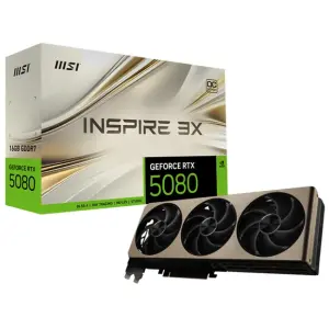 Placa de Video MSI GeForce RTX 5080 16G INSPIRE 3X OC
