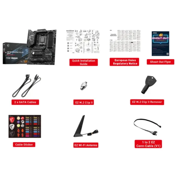 Motherboard MSI X870 GAMING PLUS WIFI, Socket AM5