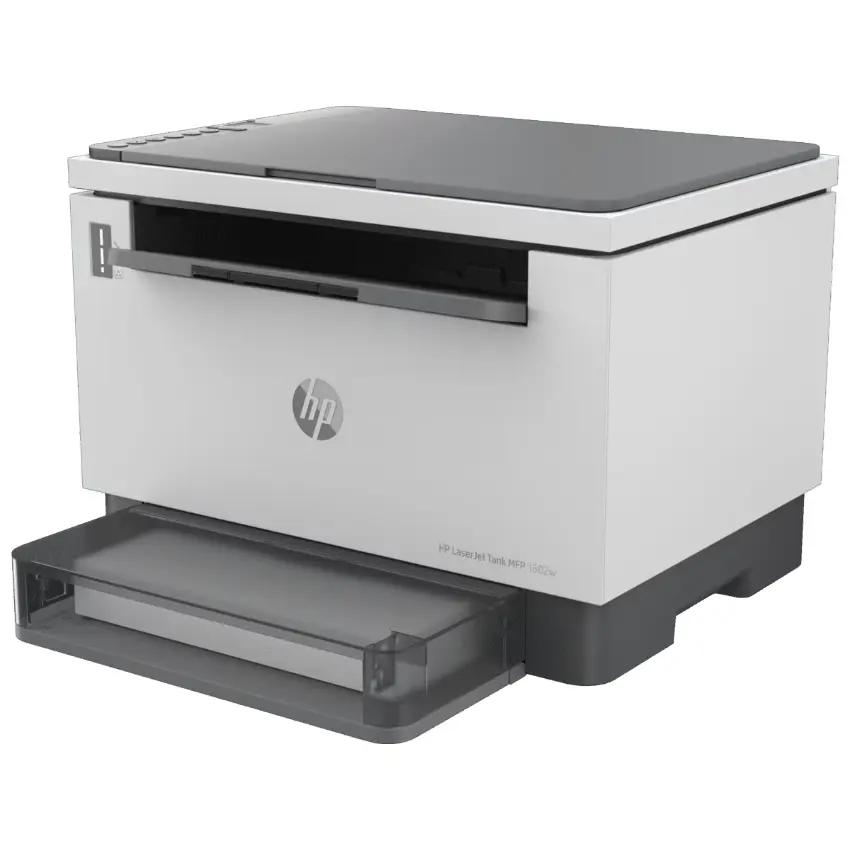 Impresora Multifunción HP LaserJet Tank MFP 1602w, RJ-45, Wi-Fi, USB, Blanco/Gris