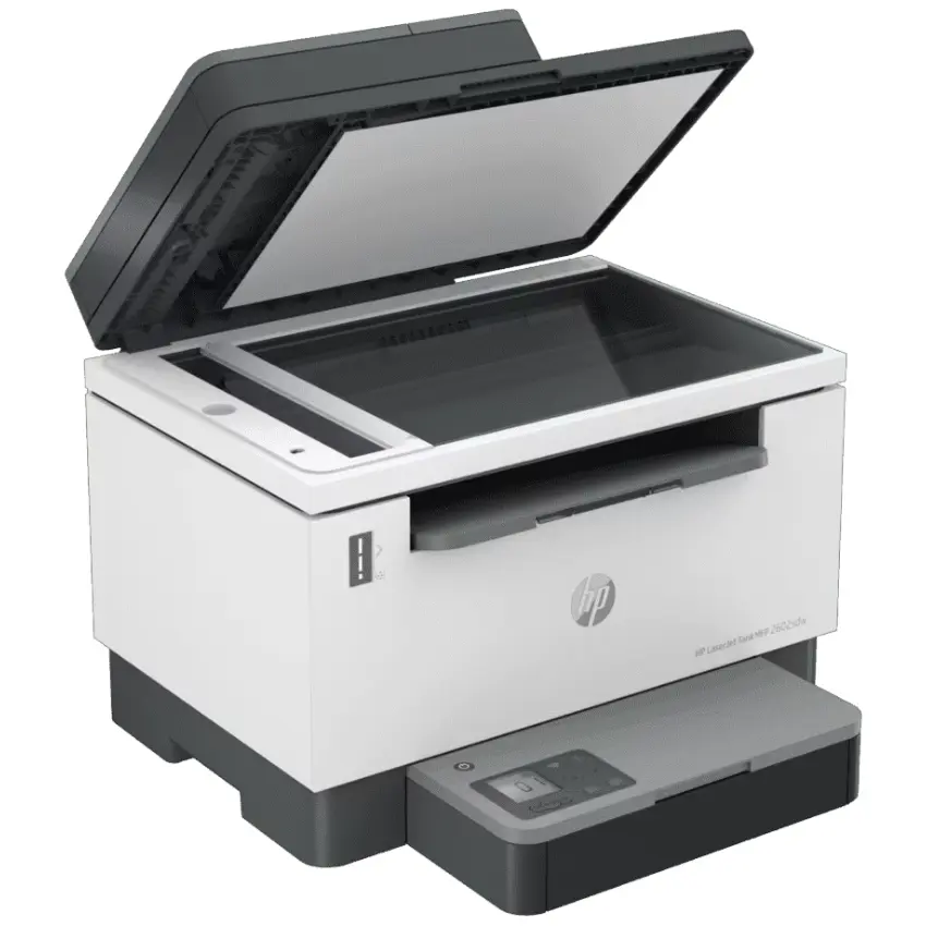 Impresora Multifunción HP LaserJet Tank MFP 2602sdw, ADF, RJ-45, Wi-Fi, USB, Blanco/Gris
