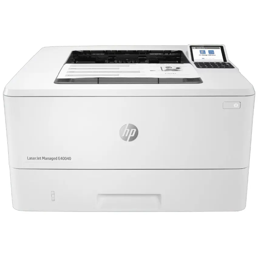 Impresora HP LaserJet Managed E40040dn, RJ-45, USB, Blanco