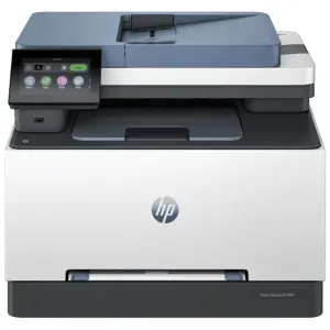 Impresora HP Color LaserJet Pro MFP 3303fdw, ADF, RJ-45, Wi-Fi, Fax, USB, Blanco/Gris/Azul