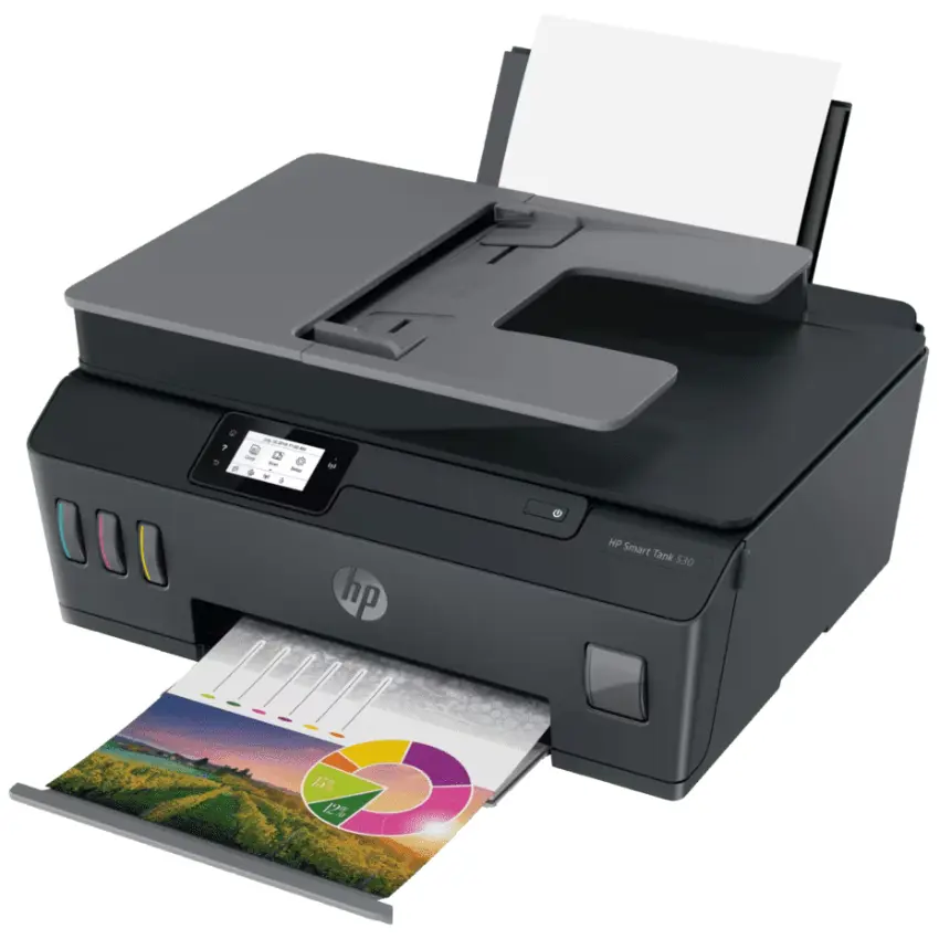 Impresora Multifunción HP Smart Tank 530, Wi-Fi, Sistema Continuo, Negro/Gris