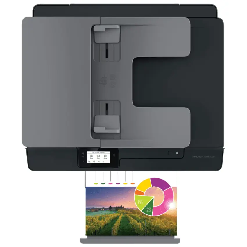 Impresora Multifunción HP Smart Tank 530, Wi-Fi, Sistema Continuo, Negro/Gris