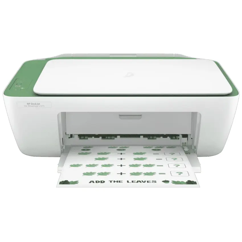 Impresora Multifunción HP Deskjet Ink Advantage 2375, USB, Blanco/Verde
