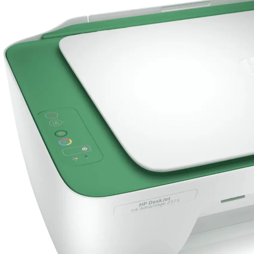 Impresora Multifunción HP Deskjet Ink Advantage 2375, USB, Blanco/Verde