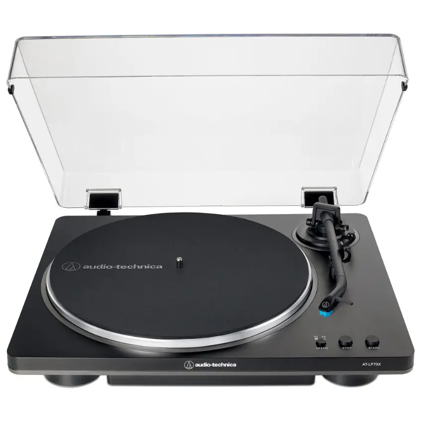 Bandeja Giradiscos Audio-Technica AT-LP70X (Negro / Gris)