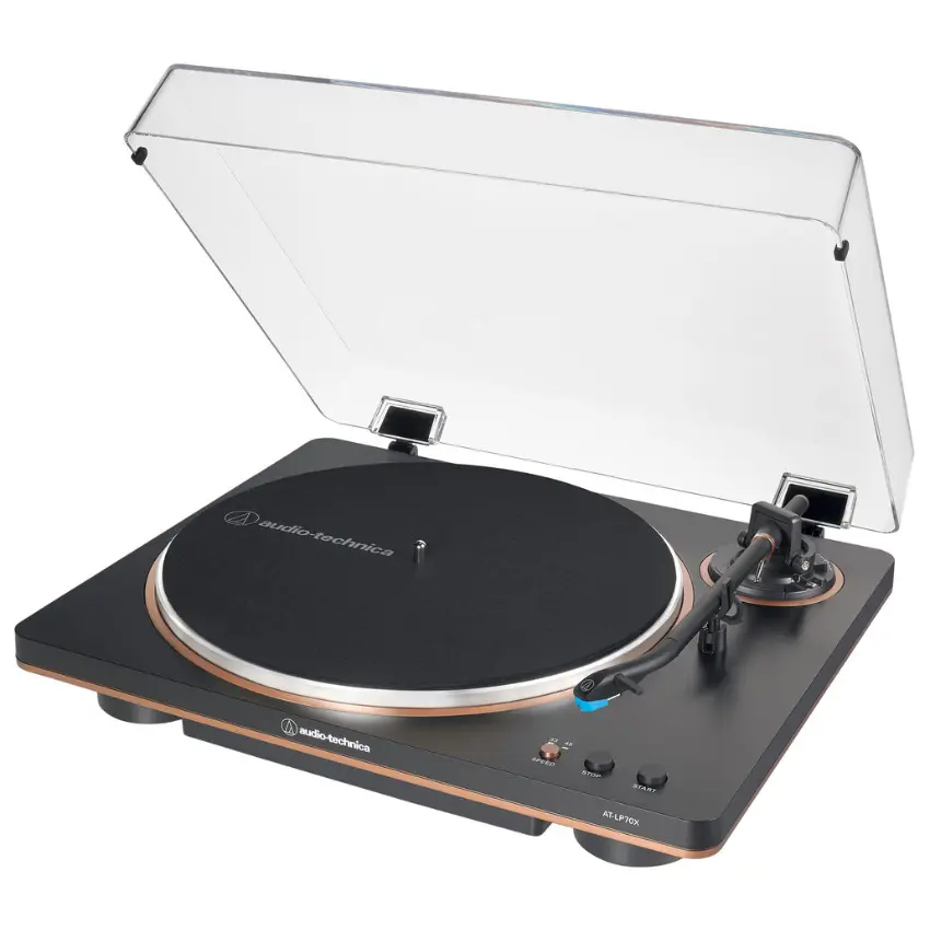 Bandeja Giradiscos Audio-Technica AT-LP70X (Negro / Bronce) Bandeja Giradiscos Audio-Technica AT-LP70X (Negro / Bronce)