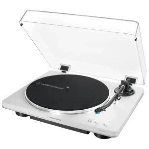 Bandeja Giradiscos Audio-Technica AT-LP70X (Blanco / Plateado)