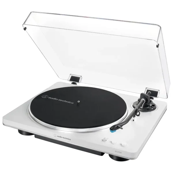 Bandeja Giradiscos Audio-Technica AT-LP70X (Blanco / Plateado)
