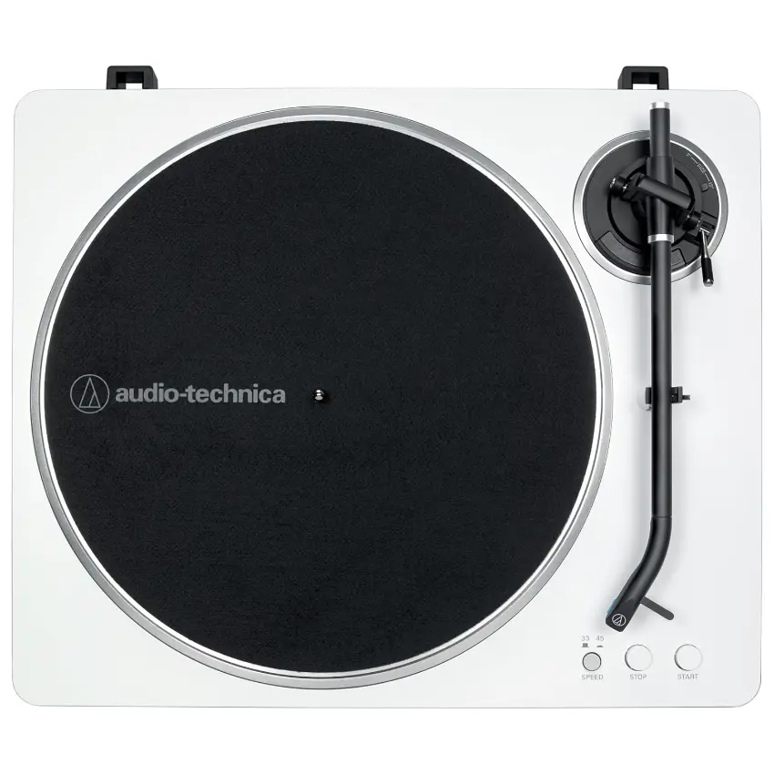 Bandeja Giradiscos Audio-Technica AT-LP70X (Blanco / Plateado) Bandeja Giradiscos Audio-Technica AT-LP70X (Blanco / Plateado)