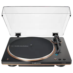 Bandeja Giradiscos Audio-Technica AT-LP70XBT con Bluetooth (Negro / Bronce)