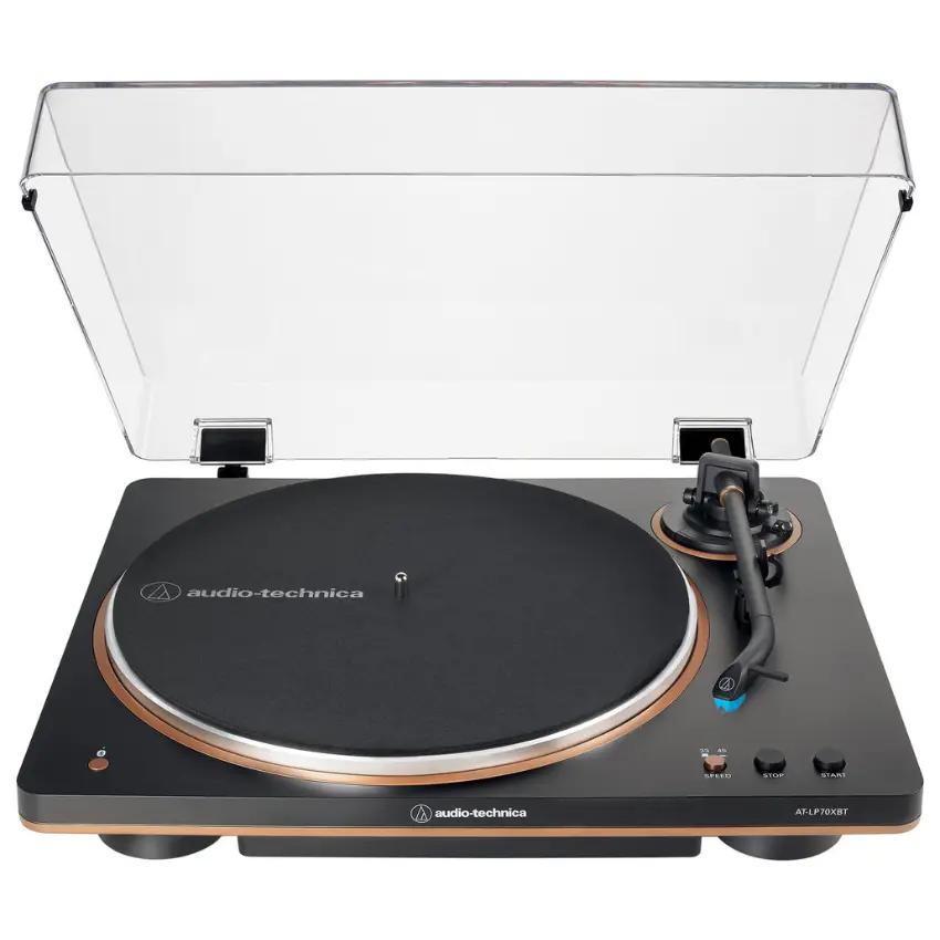 Bandeja Giradiscos Audio-Technica AT-LP70XBT con Bluetooth (Negro / Bronce) Bandeja Giradiscos Audio-Technica AT-LP70XBT con Bluetooth (Negro / Bronce)
