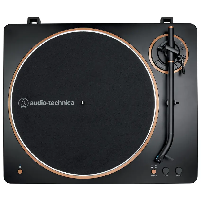 Bandeja Giradiscos Audio-Technica AT-LP70XBT con Bluetooth (Negro / Bronce) Bandeja Giradiscos Audio-Technica AT-LP70XBT con Bluetooth (Negro / Bronce)