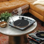 Bandeja Giradiscos Audio-Technica AT-LP70XBT con Bluetooth (Negro / Bronce)