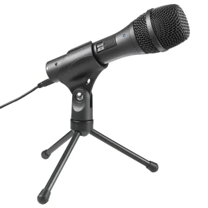 Micrófono Dinámico Cardioide Audio-Technica AT2005USB, Salidas USB/XLR