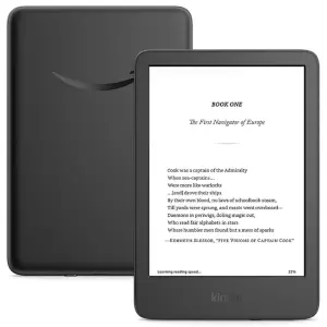 Tablet Amazon Kindle Gen 11, E-Reader, Pantalla 6", Almacenamiento 16GB, Versión 2024, Negro
