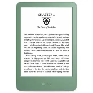 Tablet Amazon Kindle Gen 11, E-Reader, Pantalla 6", Almacenamiento 16GB, Versión 2024, Matcha, Verde
