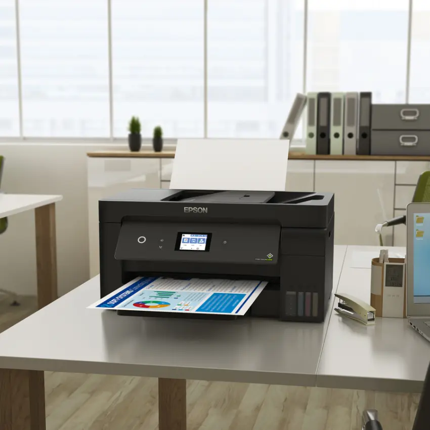 Impresora Multifunción Epson EcoTank L14150, RJ-45, Wi-Fi, Negro