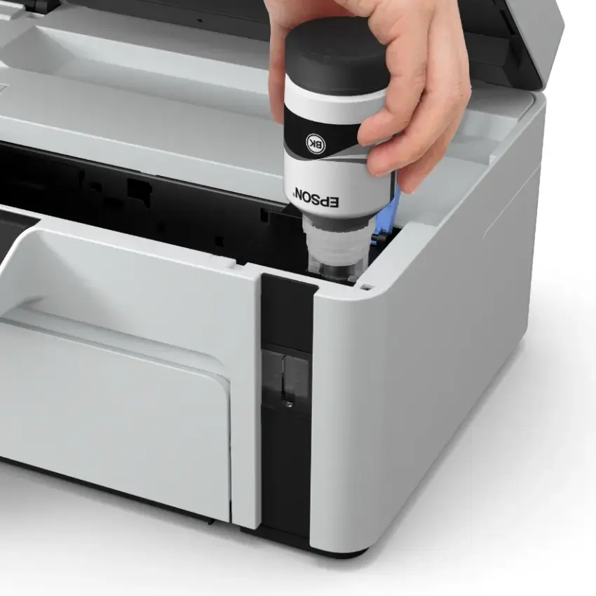 Impresora Multifunción Epson EcoTank M2120, Wi-Fi, Sistema Continuo, Blanco/Gris