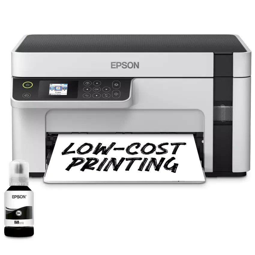 Impresora Multifunción Epson EcoTank M2120, Wi-Fi, Sistema Continuo, Blanco/Gris