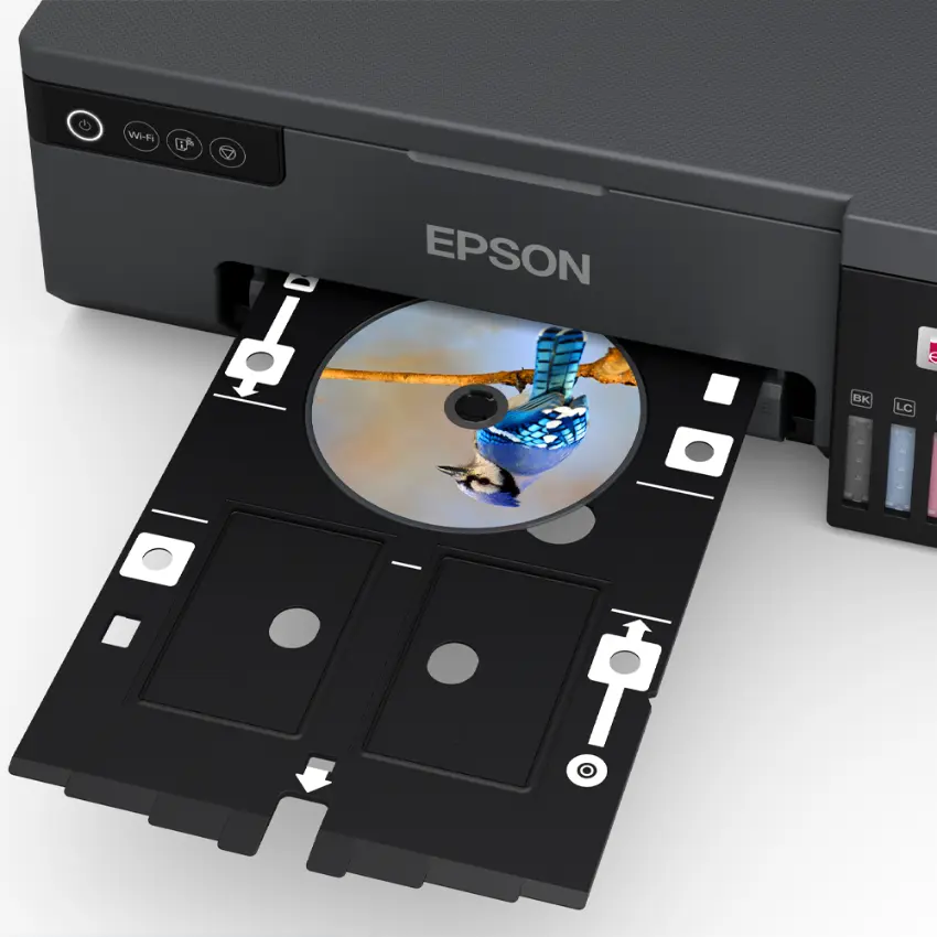 Impresora Epson EcoTank L8050, Wi-Fi, Negro