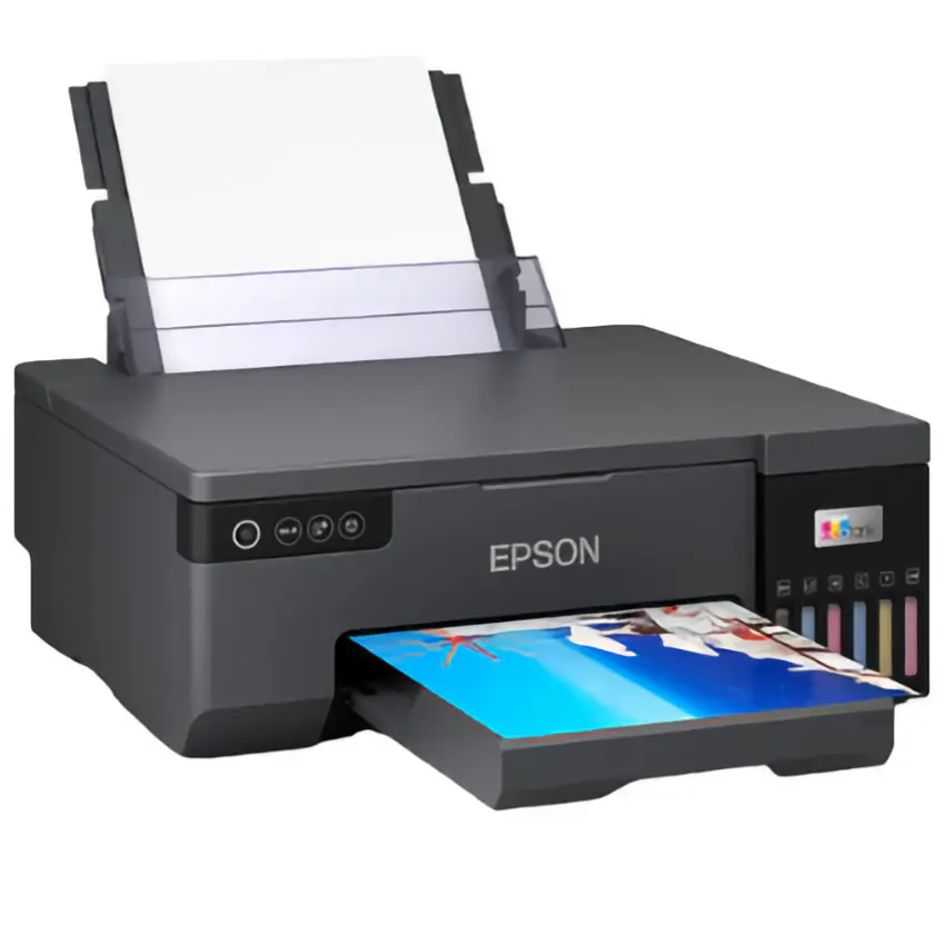 Impresora Epson EcoTank L8050, Wi-Fi, Negro