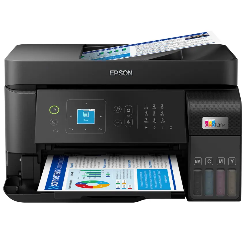 Impresora Multifunción Epson EcoTank L5590, RJ-45, Wi-Fi, Fax, Negro