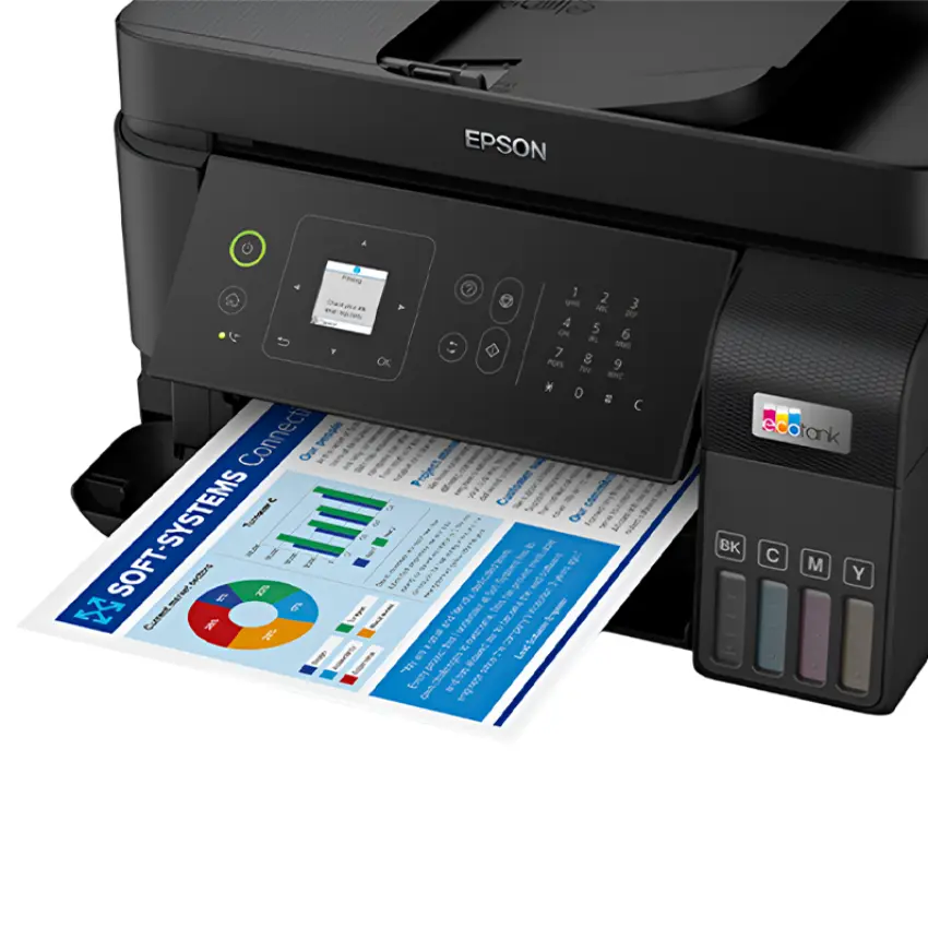 Impresora Multifunción Epson EcoTank L5590, RJ-45, Wi-Fi, Fax, Negro