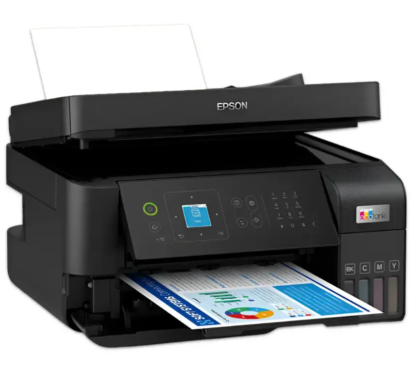 Impresora Multifunción Epson EcoTank L5590, RJ-45, Wi-Fi, Fax, Negro