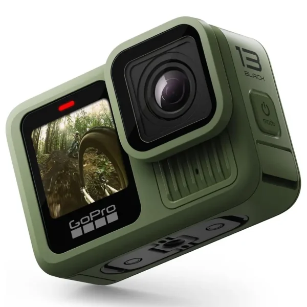 Cámara GoPro HERO13 Black en Verde Bosque, 27MP, Pantalla táctil, Wi-Fi, Bluetooth, Sumergible