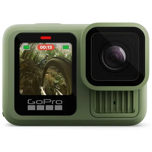 Cámara GoPro HERO13 Black en Verde Bosque, 27MP, Pantalla táctil, Wi-Fi, Bluetooth, Sumergible