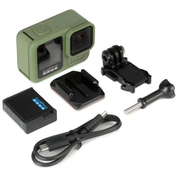 Cámara GoPro HERO13 Black en Verde Bosque, 27MP, Pantalla táctil, Wi-Fi, Bluetooth, Sumergible