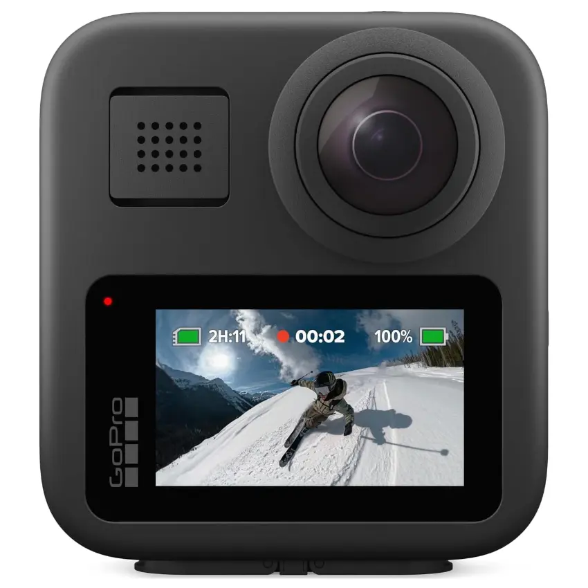Cámara GoPro MAX 360 (2025), 16.6MP, Pantalla táctil, Wi-Fi, Bluetooth, Sumergible Cámara GoPro MAX 360 (2025), 16.6MP, Pantalla táctil, Wi-Fi, Bluetooth, Sumergible