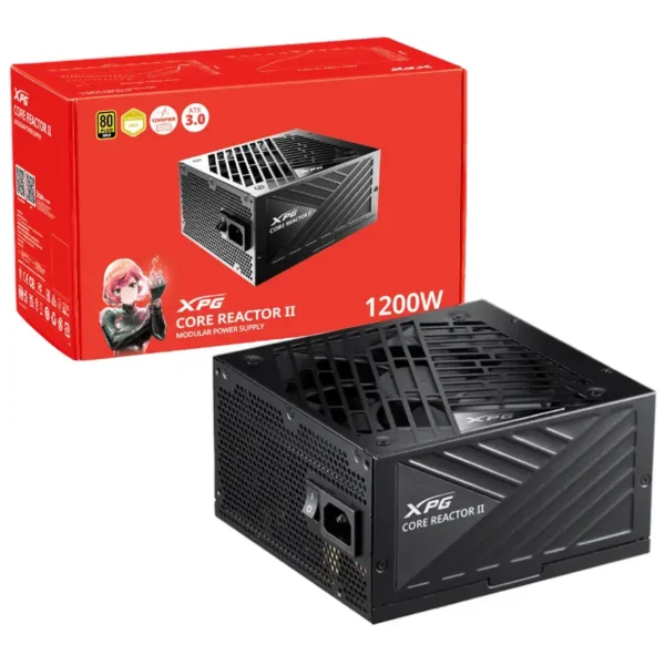 Fuente de alimentación modular ADATA XPG CORE REACTOR II, 1200W, 80 PLUS Gold