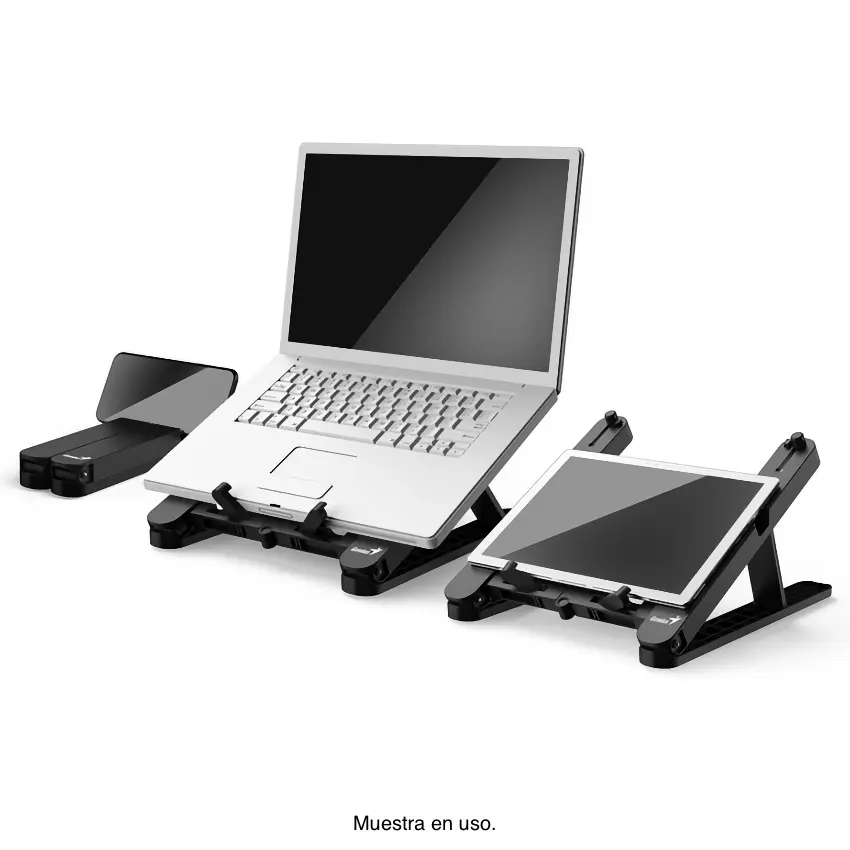 Soporte Portátil Genius G-Stand M200, Admite Notebooks/Tablets/Smartphones