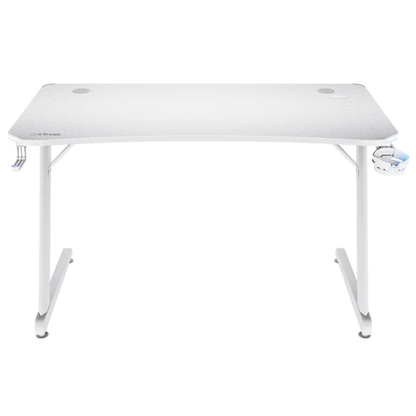 Escritorio Gamer Trust GXT 709W Luminus RGB Blanco