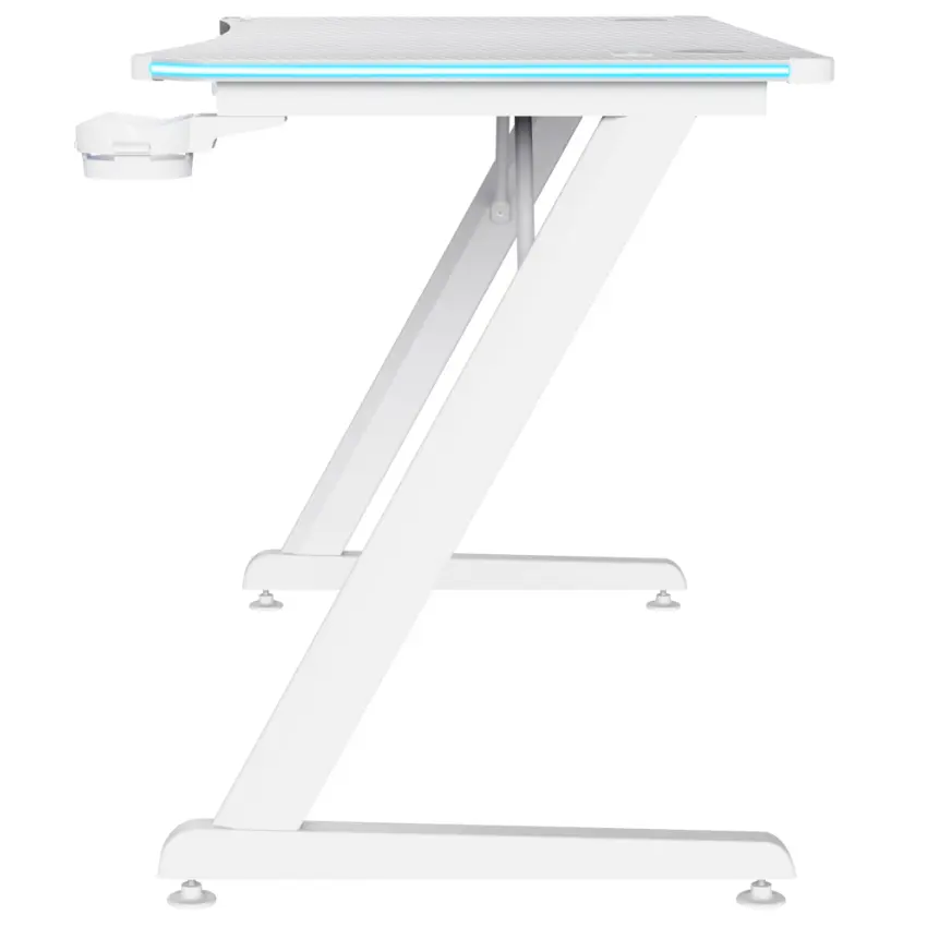 Escritorio Gamer Trust GXT 709W Luminus RGB Blanco