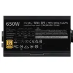 Fuente de alimentación Cooler Master MWE Gold 650 V3, 650W 80 PLUS Gold