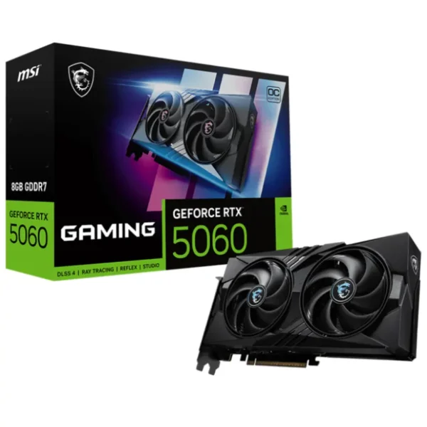 Placa de Video MSI GeForce RTX 5060 8G GAMING OC (8GB GDDR7)