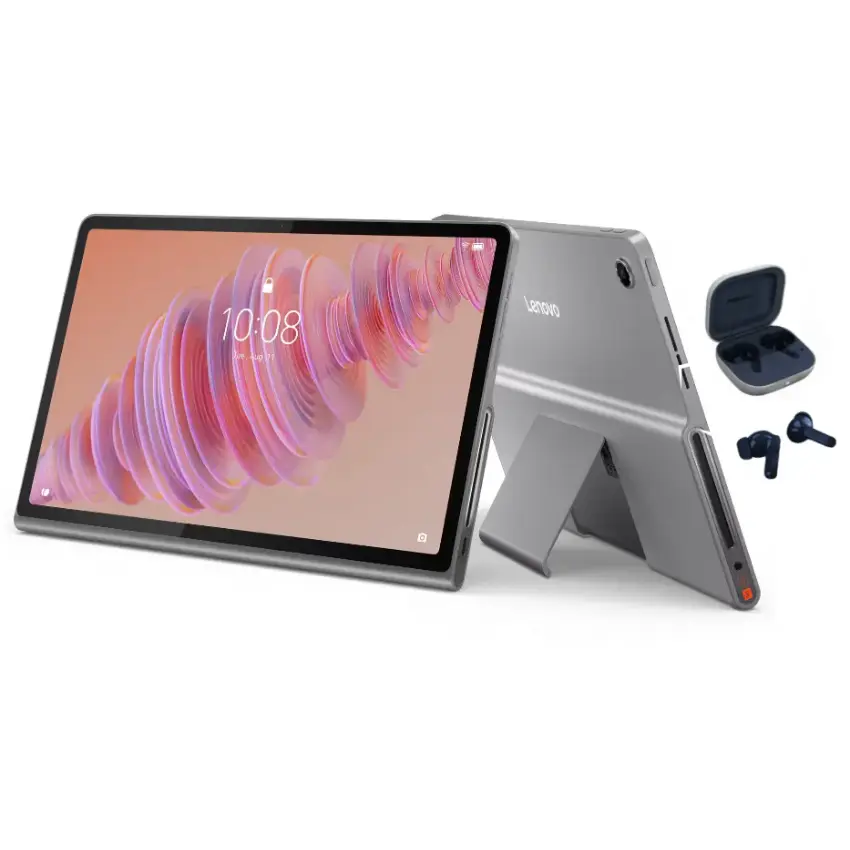 Tablet Lenovo Tab Plus (TB351FU), 11.5" 2K IPS, MediaTek Helio G99 Octa-Core 2.2GHz, 8GB RAM LPDDR4x, 128GB UFS 2.2, Wi-Fi, Android 14, Incluye Funda + Moto Buds, Lunar Grey, Gris Tablet Lenovo Tab Plus (TB351FU), 11.5" 2K IPS, MediaTek Helio G99 Octa-Core 2.2GHz, 8GB RAM LPDDR4x, 128GB UFS 2.2, Wi-Fi, Android 14, Incluye Funda + Moto Buds, Lunar Grey, Gris