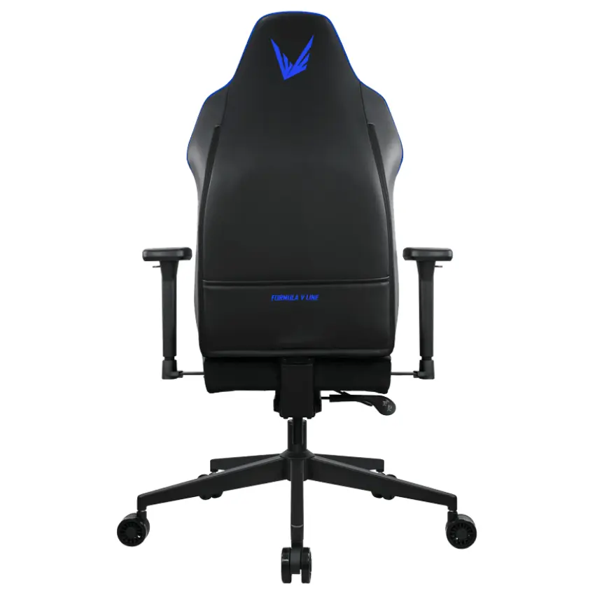 Silla Gamer Formula V Line Viron RacerPU Negro/Azul Oscuro