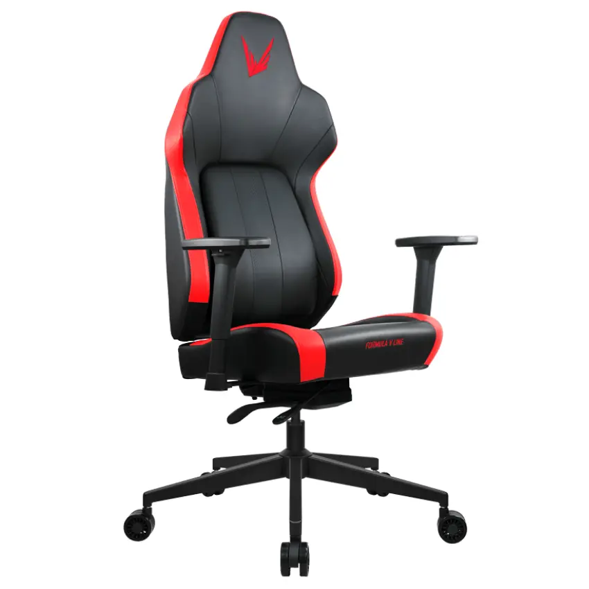Silla Gamer Formula V Line Viron RacerPU Negro/Rojo Silla Gamer Formula V Line Viron RacerPU Negro/Rojo