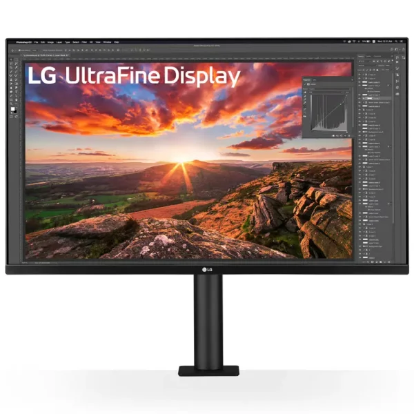 Monitor LG 32UN880K-B, 31.5", 60Hz, IPS, 3840x2160, 5ms, DisplayPort, HDMI, USB-C