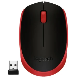 Mouse Inalámbrico Logitech M170, Rojo